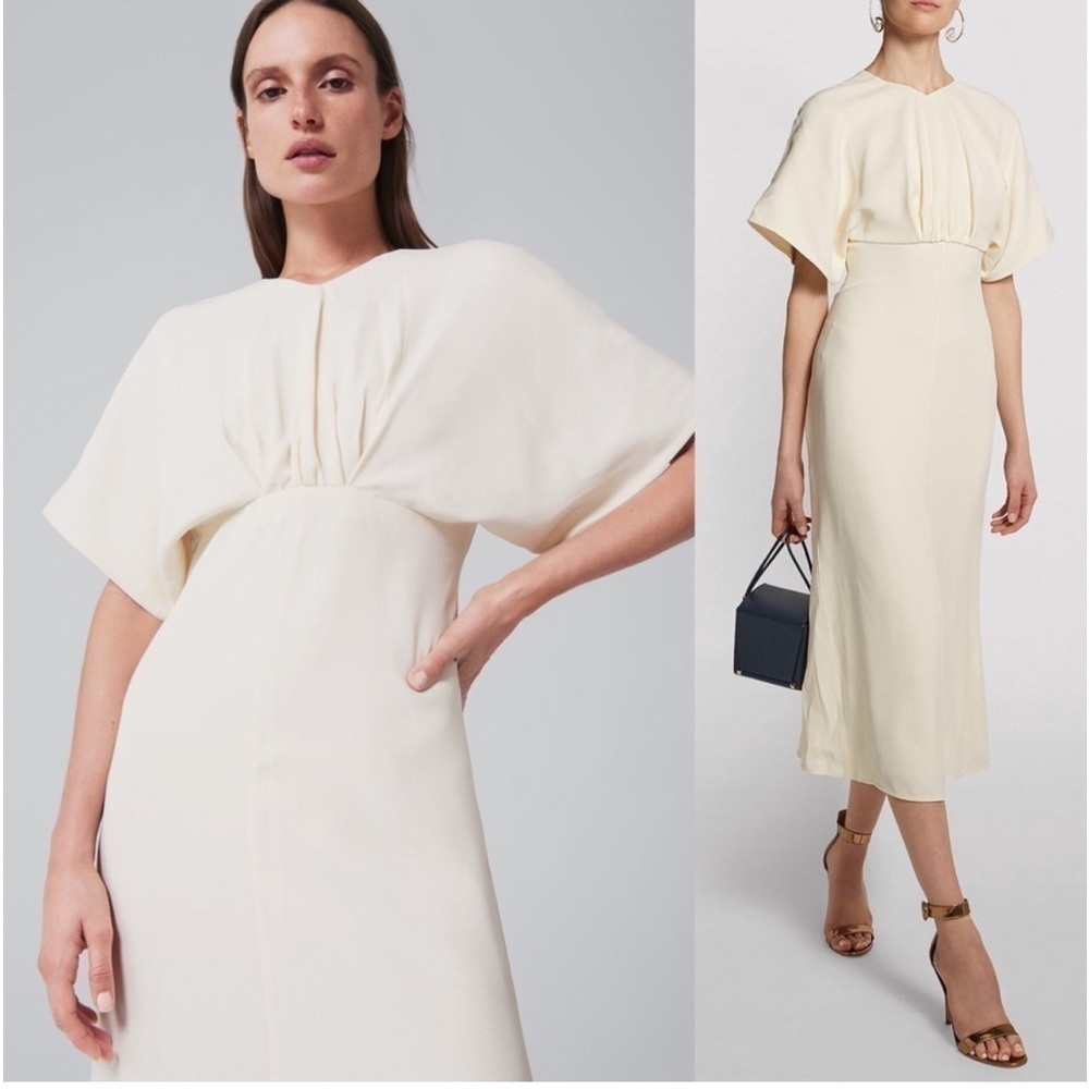 Victoria Beckham Batwing Midi Dress